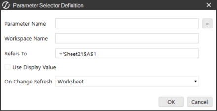 Set up a Parameter Dialog Box